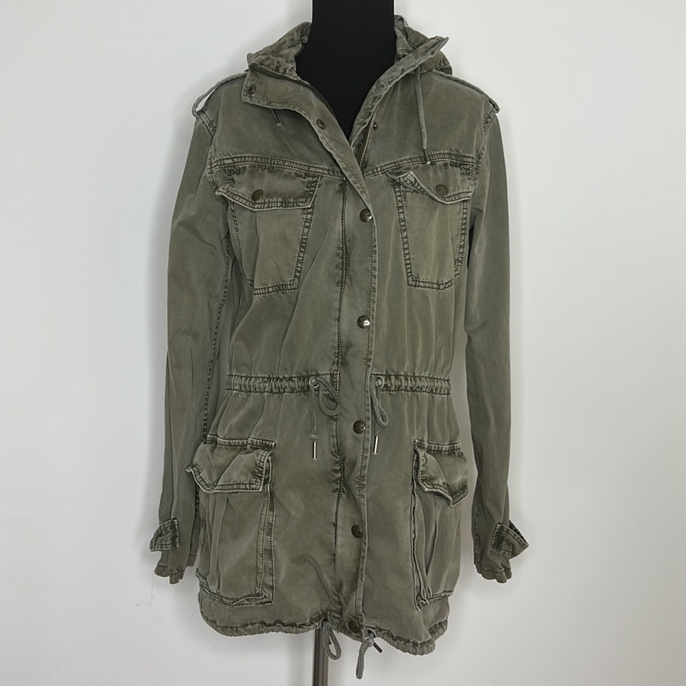 TALULA Aritzia Trooper Utility Military Style Jacket XS - Picture 6 of 11